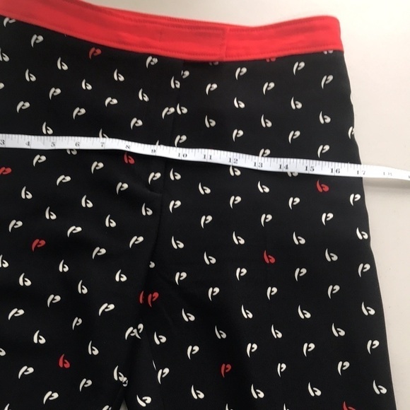 Pinko Black and Red Cropped Pants - Picture 13 of 15